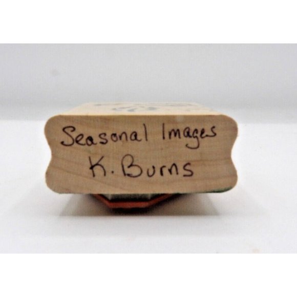 Stamp  of Leaves "Seasonal Images"  Stampin' Up! ©1998  2" x 1¾" - Picture 3 of 5